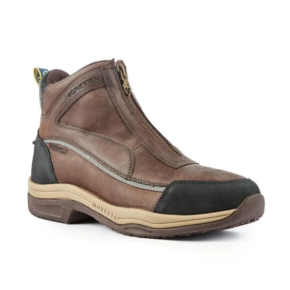 Moretta Womens/Ladies Vittoria Buffalo Leather XGrip Country Boots / Brown